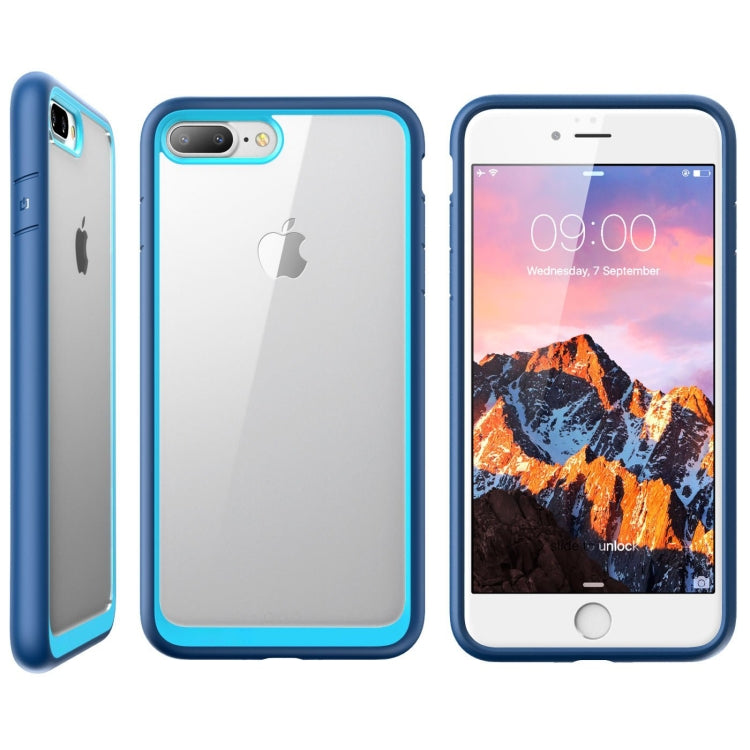 Two-color TPU + Acrylic Back Protective Phone Case for iPhone 8 Plus / 7 Plus