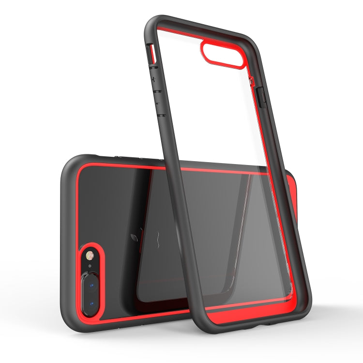 Two-color TPU + Acrylic Back Protective Phone Case for iPhone 8 Plus / 7 Plus