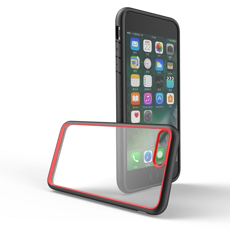 Two-color TPU + Acrylic Back Protective Phone Case for iPhone 8 Plus / 7 Plus