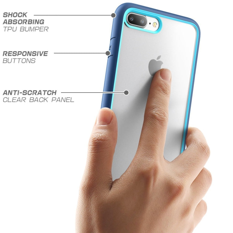 Two-color TPU + Acrylic Back Protective Phone Case for iPhone 8 Plus / 7 Plus