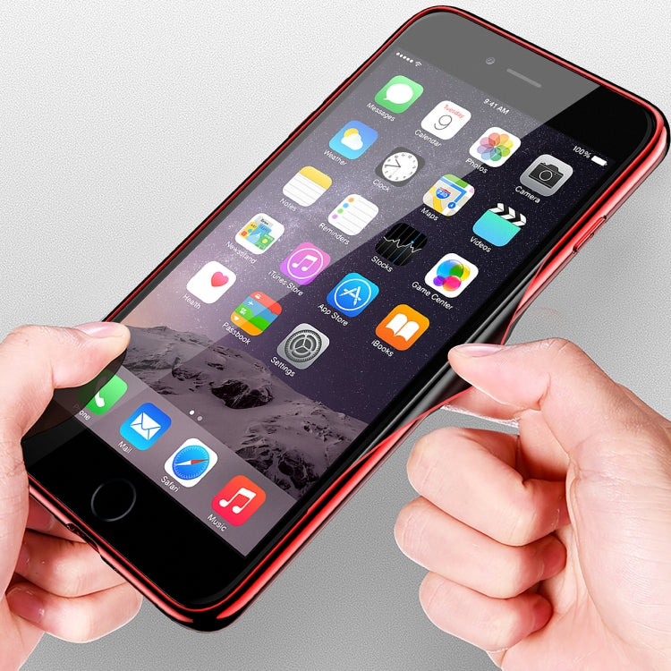 Electroplated Frame Toughened Glass Case for iPhone 8 Plus / 7 Plus