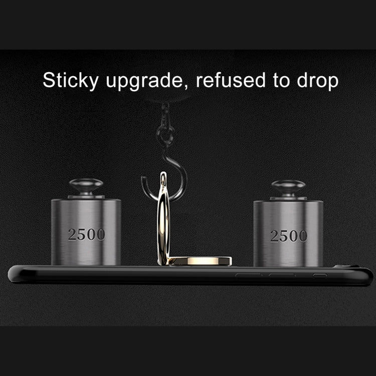 lenuo 360 Degrees Rotation Metal Imperial Crown Shape Phone Ring Holder with Magnetic Function