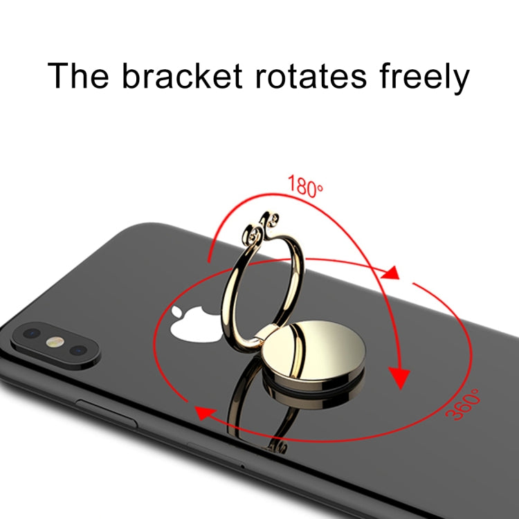lenuo DL-27 360 Degrees Rotation Metal the Incantation of the Golden Hoop Shape Phone Ring Holder