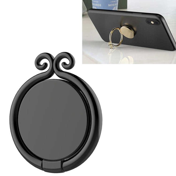 lenuo DL-27 360 Degrees Rotation Metal the Incantation of the Golden Hoop Shape Phone Ring Holder