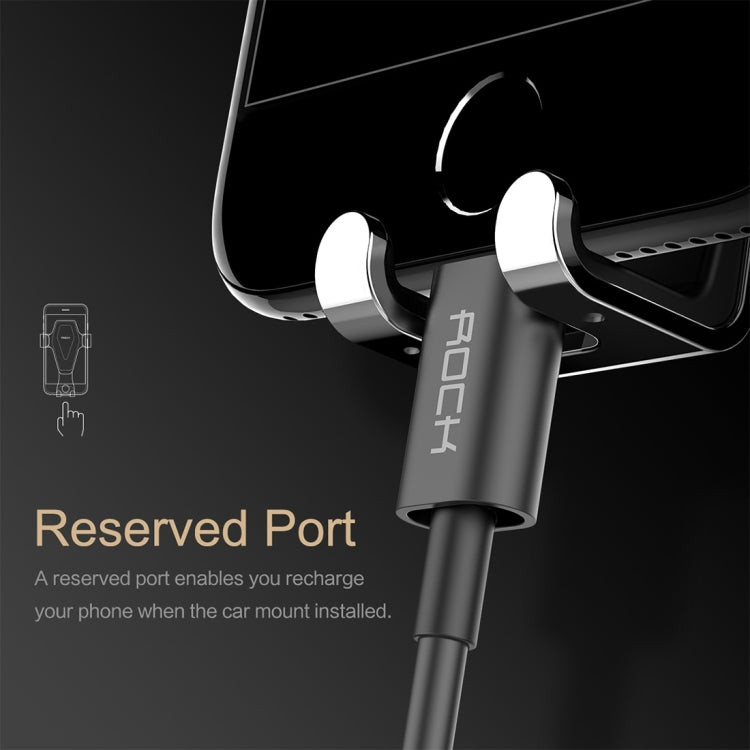 ROCK Gravity Air Vent Car Phone Holder Mount, For iPhone, Galaxy, Sony, Lenovo, HTC, Huawei, and other Smartphones(Grey)