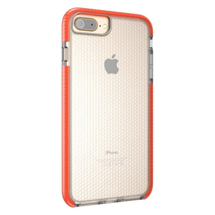 For iPhone 8 Plus & 7 Plus & 6 Plus Basketball Texture Anti-collision TPU Protective Back Cover Case
