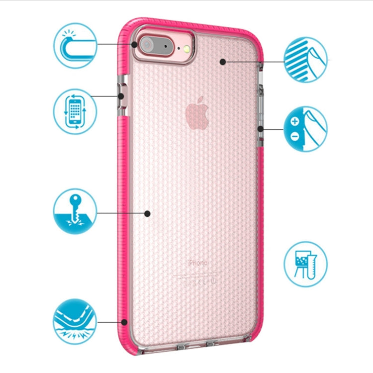 For iPhone 8 Plus & 7 Plus & 6 Plus Basketball Texture Anti-collision TPU Protective Back Cover Case