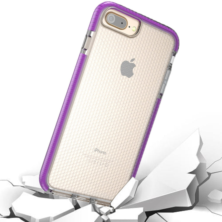 For iPhone 8 Plus & 7 Plus & 6 Plus Basketball Texture Anti-collision TPU Protective Back Cover Case