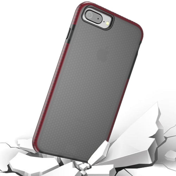For iPhone 8 Plus & 7 Plus & 6 Plus Basketball Texture Anti-collision TPU Protective Back Cover Case