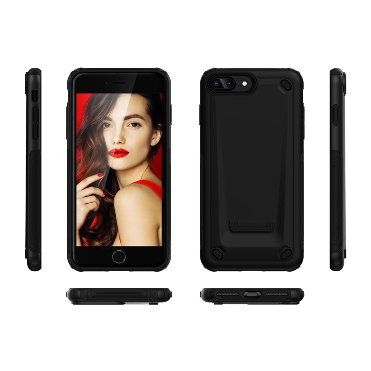Ultra-thin TPU+PC Mechanic Shockproof Protective Case for iPhone 8 Plus & 7 Plus