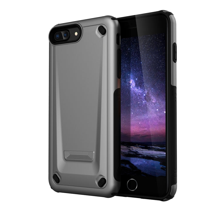Ultra-thin TPU+PC Mechanic Shockproof Protective Case for iPhone 8 Plus & 7 Plus