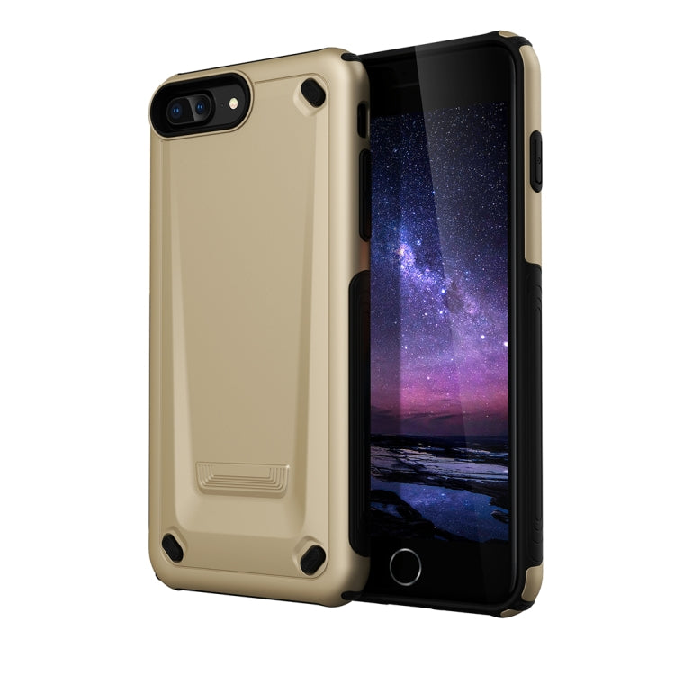Ultra-thin TPU+PC Mechanic Shockproof Protective Case for iPhone 8 Plus & 7 Plus