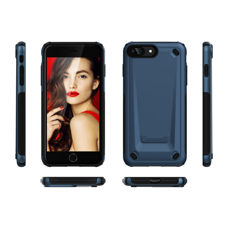 Ultra-thin TPU+PC Mechanic Shockproof Protective Case for iPhone 8 Plus & 7 Plus