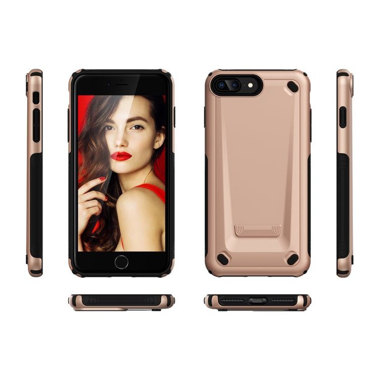 Ultra-thin TPU+PC Mechanic Shockproof Protective Case for iPhone 8 Plus & 7 Plus