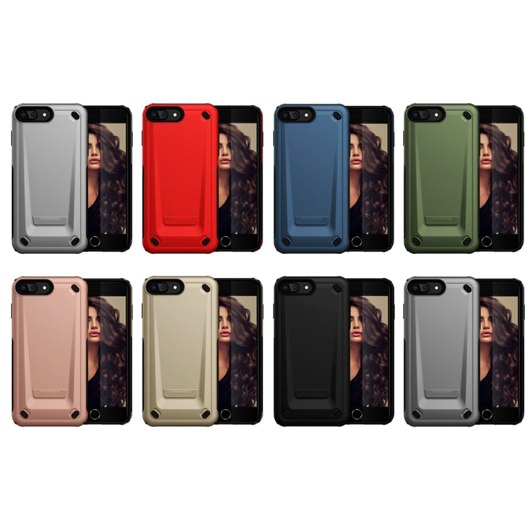 Ultra-thin TPU+PC Mechanic Shockproof Protective Case for iPhone 8 Plus & 7 Plus
