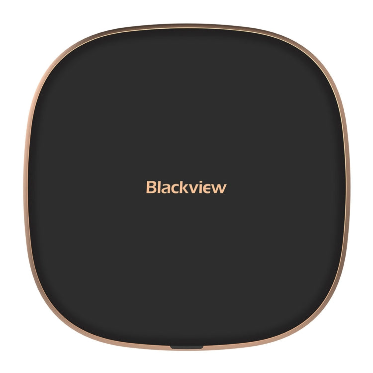 [HK Warehouse] Blackview W1  Simple Round Metal 10W Max Qi Wireless Charger Pad, For Blackview BV680 Pro, A30, A20, A20 Pro and Other Blackview Phones (Black)