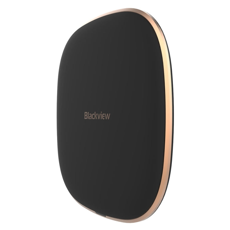 [HK Warehouse] Blackview W1  Simple Round Metal 10W Max Qi Wireless Charger Pad, For Blackview BV680 Pro, A30, A20, A20 Pro and Other Blackview Phones (Black)