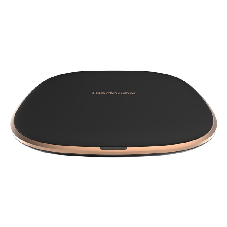 [HK Warehouse] Blackview W1  Simple Round Metal 10W Max Qi Wireless Charger Pad, For Blackview BV680 Pro, A30, A20, A20 Pro and Other Blackview Phones (Black)