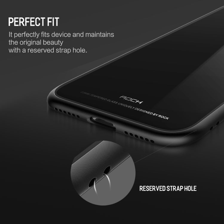 ROCK for iPhone 8 Plus Dropproof Tempered Glass Surface Protective Cover