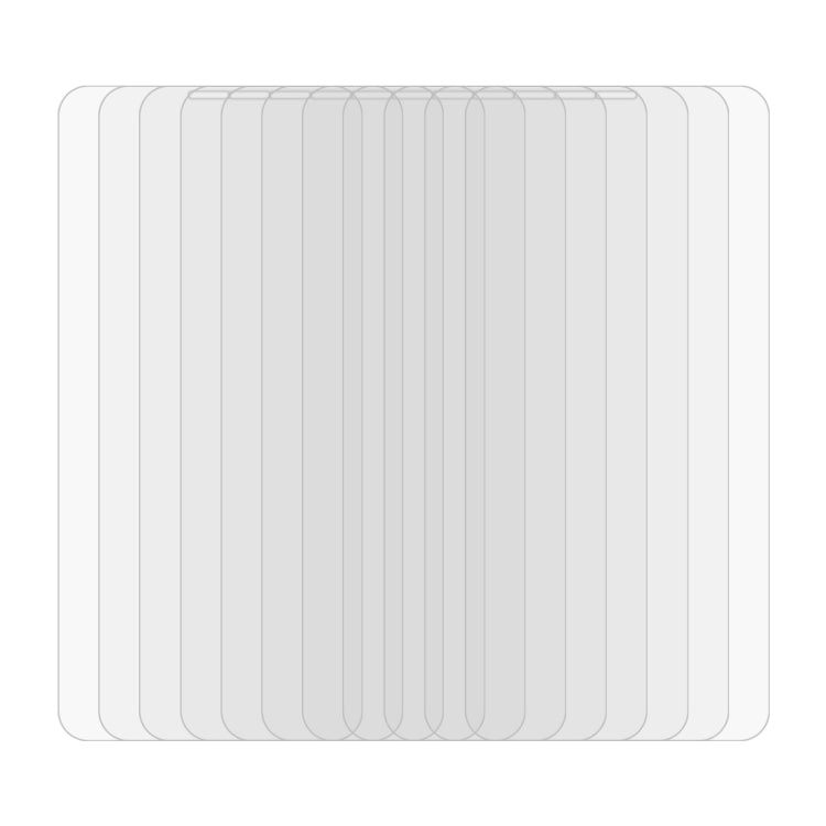 For iPhone XS Max 10pcs 9H 2.5D Tempered Glass Film