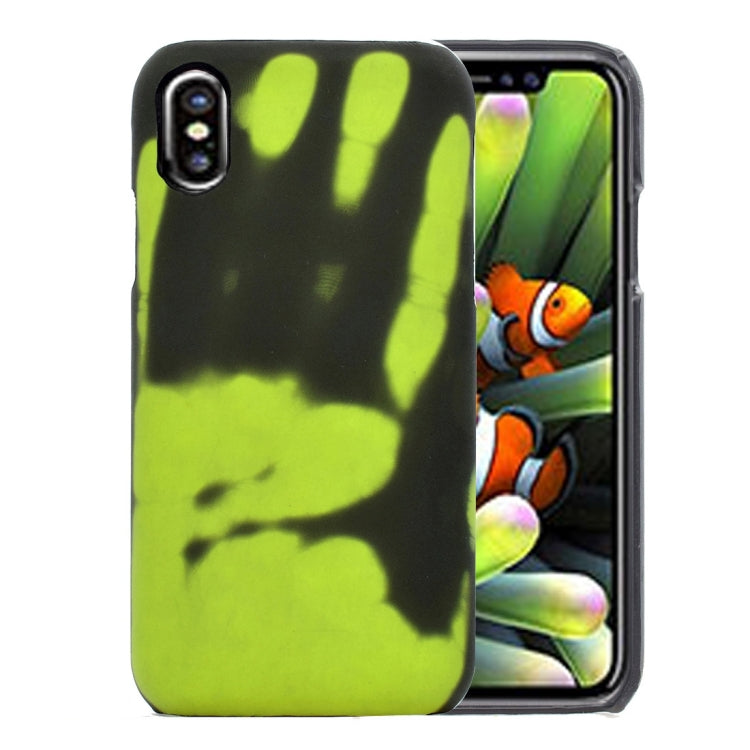 For iPhone X / XS Thermal Sensor Discoloration Protective Back Cover Case