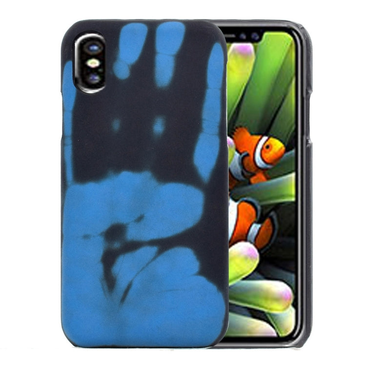For iPhone X / XS Thermal Sensor Discoloration Protective Back Cover Case