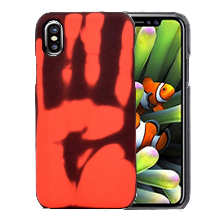 For iPhone X / XS Thermal Sensor Discoloration Protective Back Cover Case