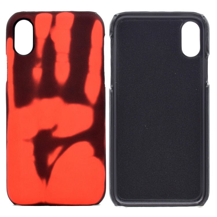 For iPhone X / XS Thermal Sensor Discoloration Protective Back Cover Case