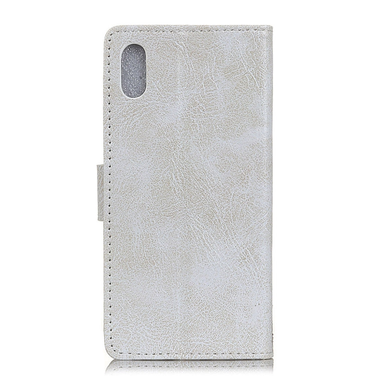For iPhone X / XS Retro Crazy Horse Texture Horizontal Flip Leather Case with Holder & Card Slots & Photo Frame