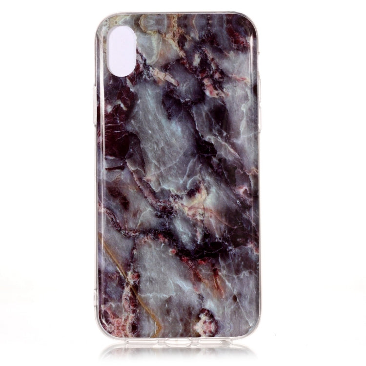 For iPhone X / XS Marble Pattern Soft TPU Case