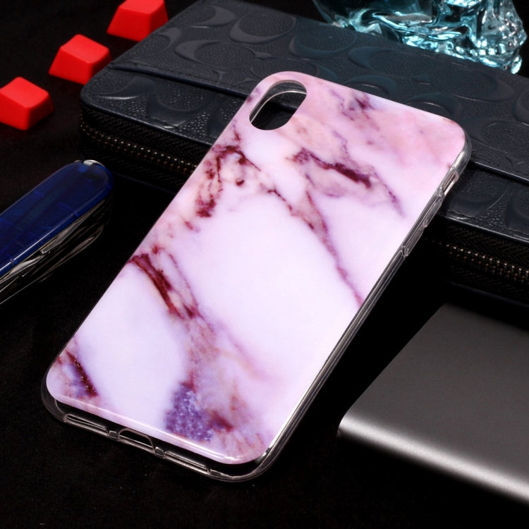 For iPhone X / XS Marble Pattern Soft TPU Case