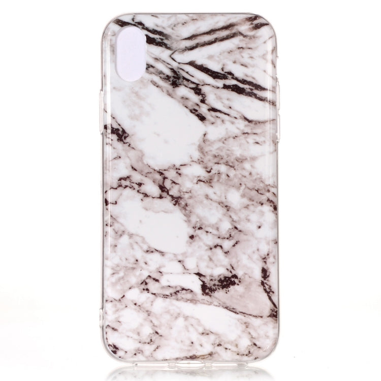 For iPhone X / XS Marble Pattern Soft TPU Case