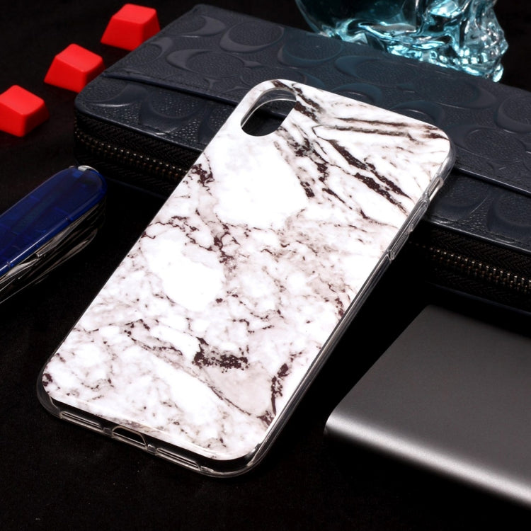 For iPhone X / XS Marble Pattern Soft TPU Case
