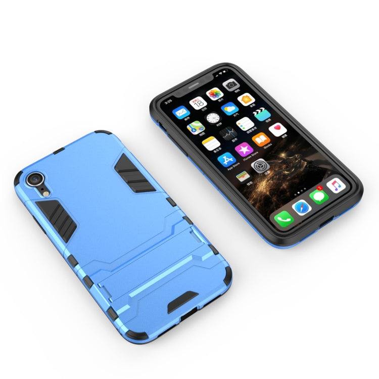 For iPhone XR PC + TPU Shockproof Protective Case with Holder