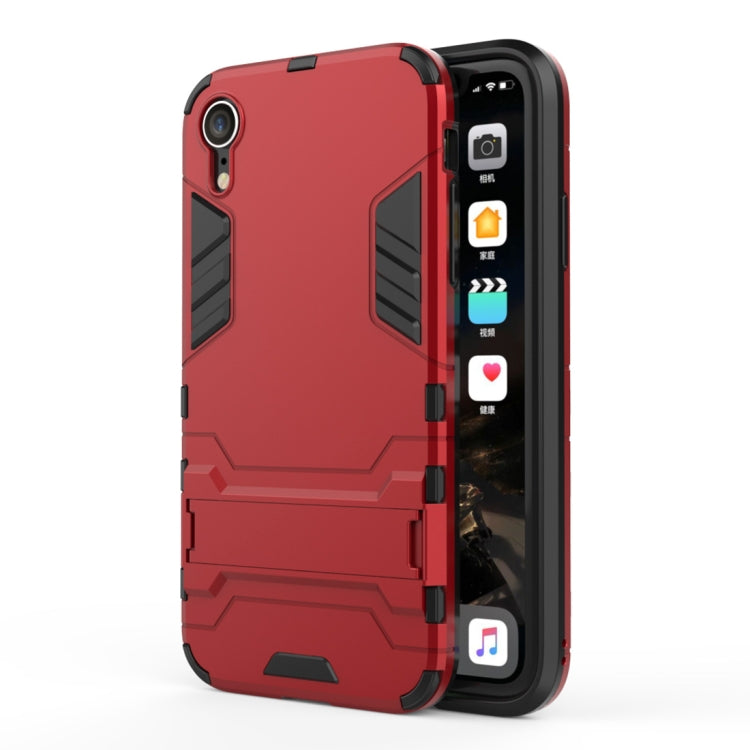 For iPhone XR PC + TPU Shockproof Protective Case with Holder