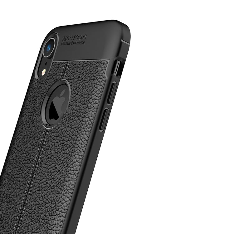 For iPhone X / XS Litchi Texture TPU Case