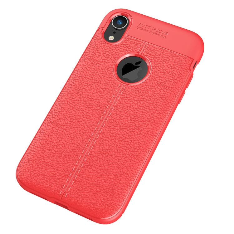 For iPhone X / XS Litchi Texture TPU Case