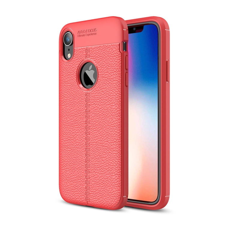 For iPhone X / XS Litchi Texture TPU Case