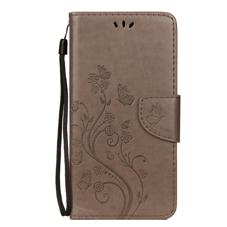 For iPhone XR Embossed Butterfly Pattern Horizontal Flip Leather Case with Card Slot & Holder & Wallet & Lanyard