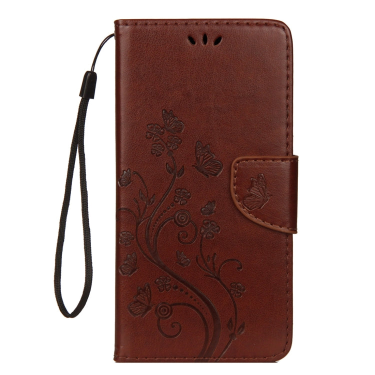 For iPhone XR Embossed Butterfly Pattern Horizontal Flip Leather Case with Card Slot & Holder & Wallet & Lanyard
