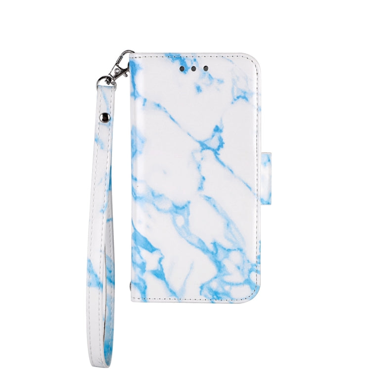 For iPhone X / XS Detachable Marble Pattern TPU+PU Leather Case with Card Slot & Wallet & Lanyard