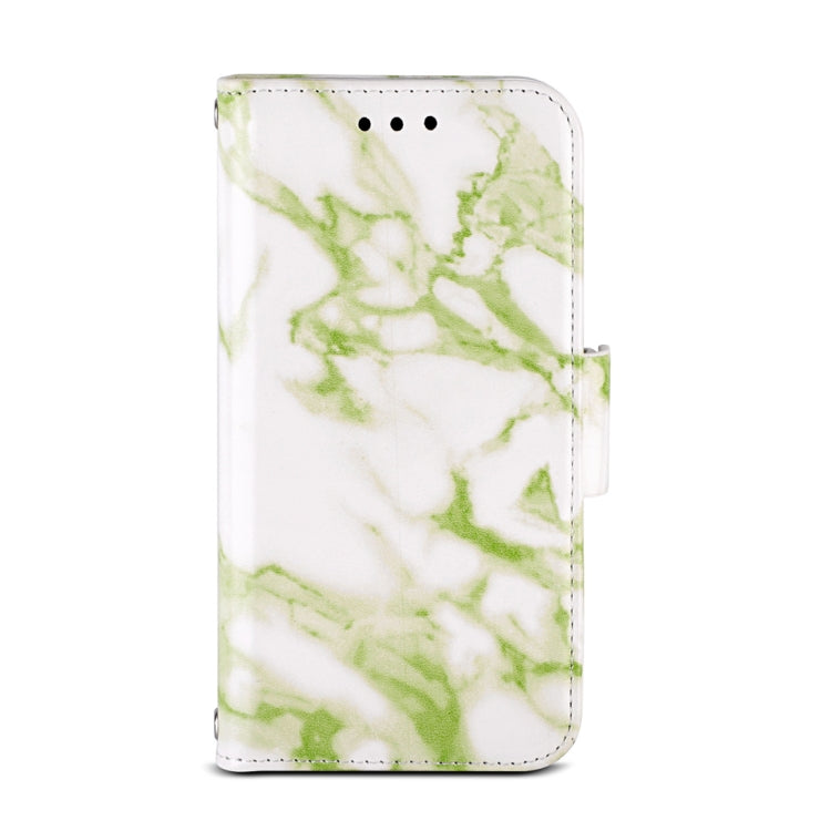 For iPhone X / XS Detachable Marble Pattern TPU+PU Leather Case with Card Slot & Wallet & Lanyard