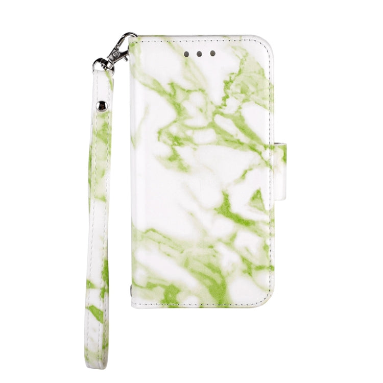 For iPhone XR Detachable Marble Pattern TPU+PU Leather Case with Card Slot & Wallet & Lanyard