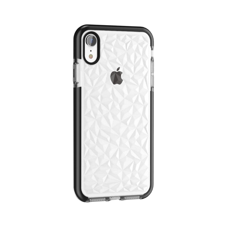 For iPhone XR Diamond Texture TPU Case