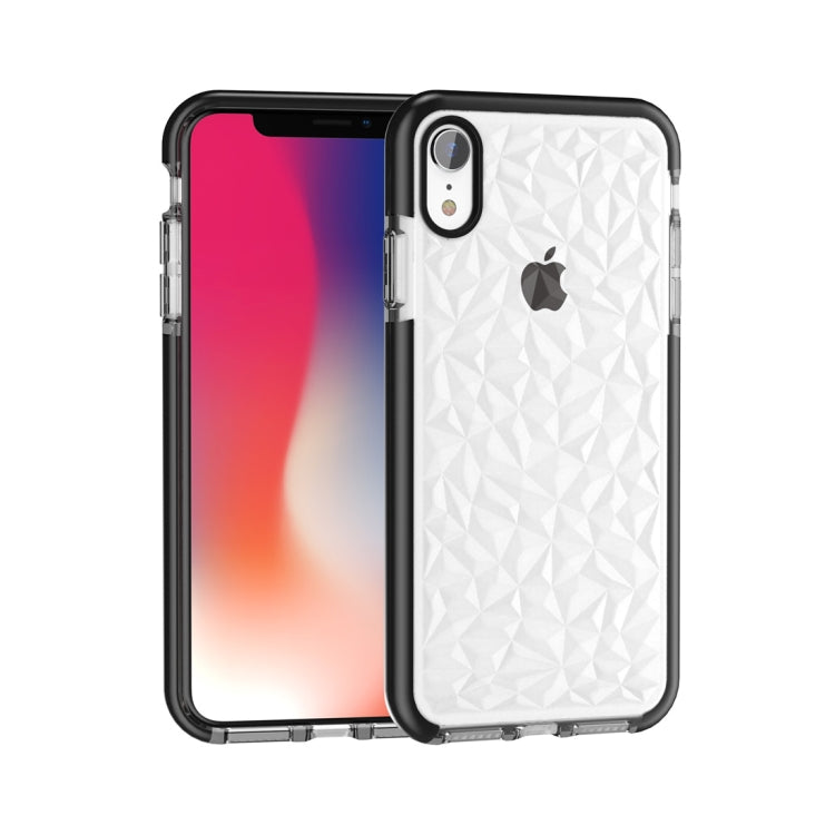 For iPhone XR Diamond Texture TPU Case