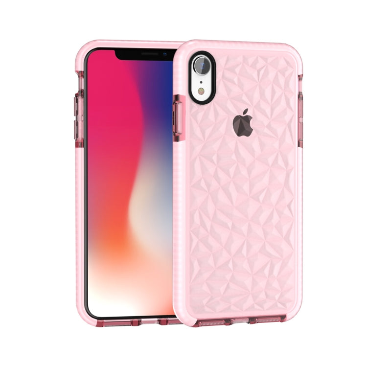 For iPhone XR Diamond Texture TPU Case