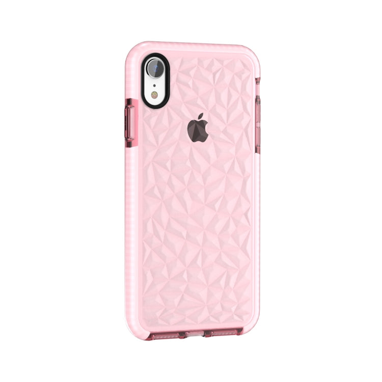 For iPhone XR Diamond Texture TPU Case