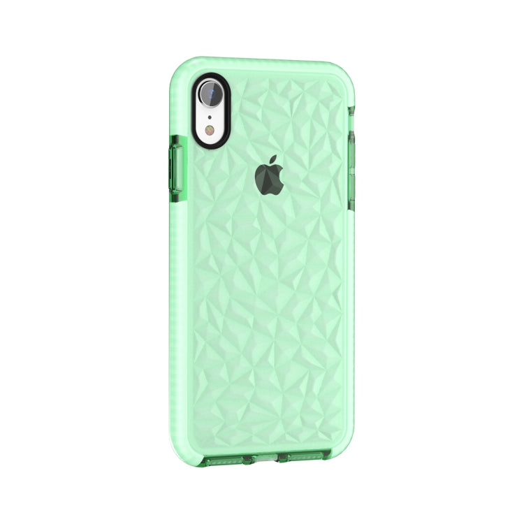 For iPhone XR Diamond Texture TPU Case