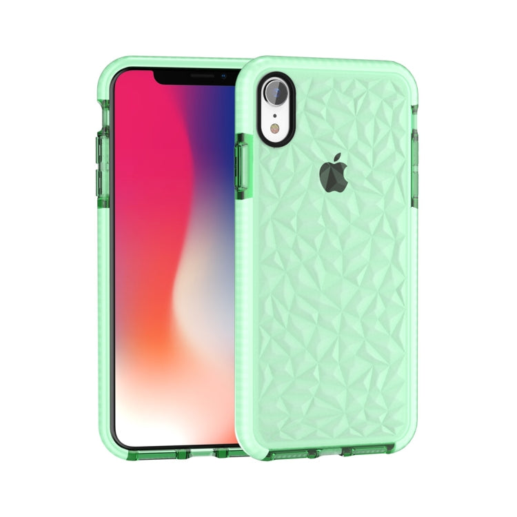 For iPhone XR Diamond Texture TPU Case