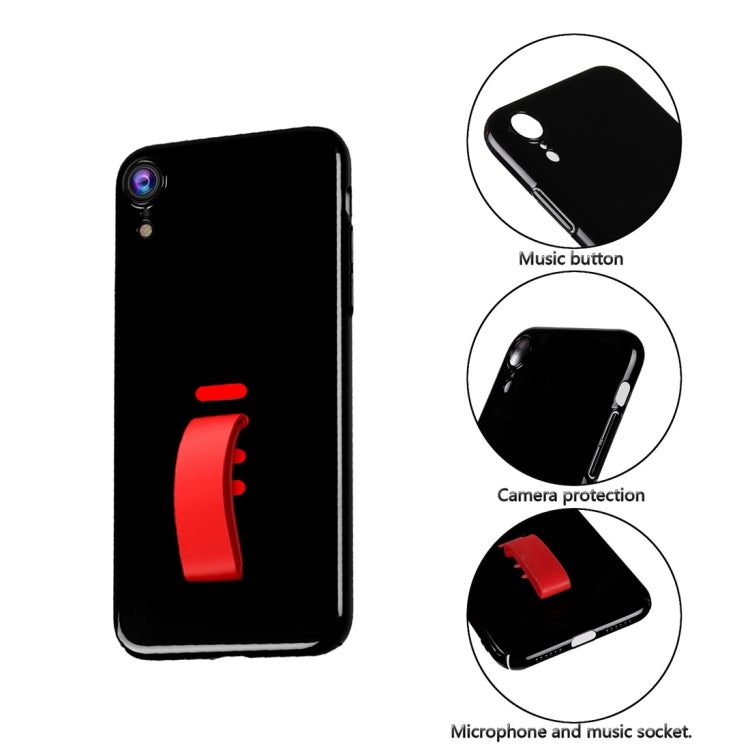 For iPhone XR Shockproof Protective Case with Rubber Ring Holder